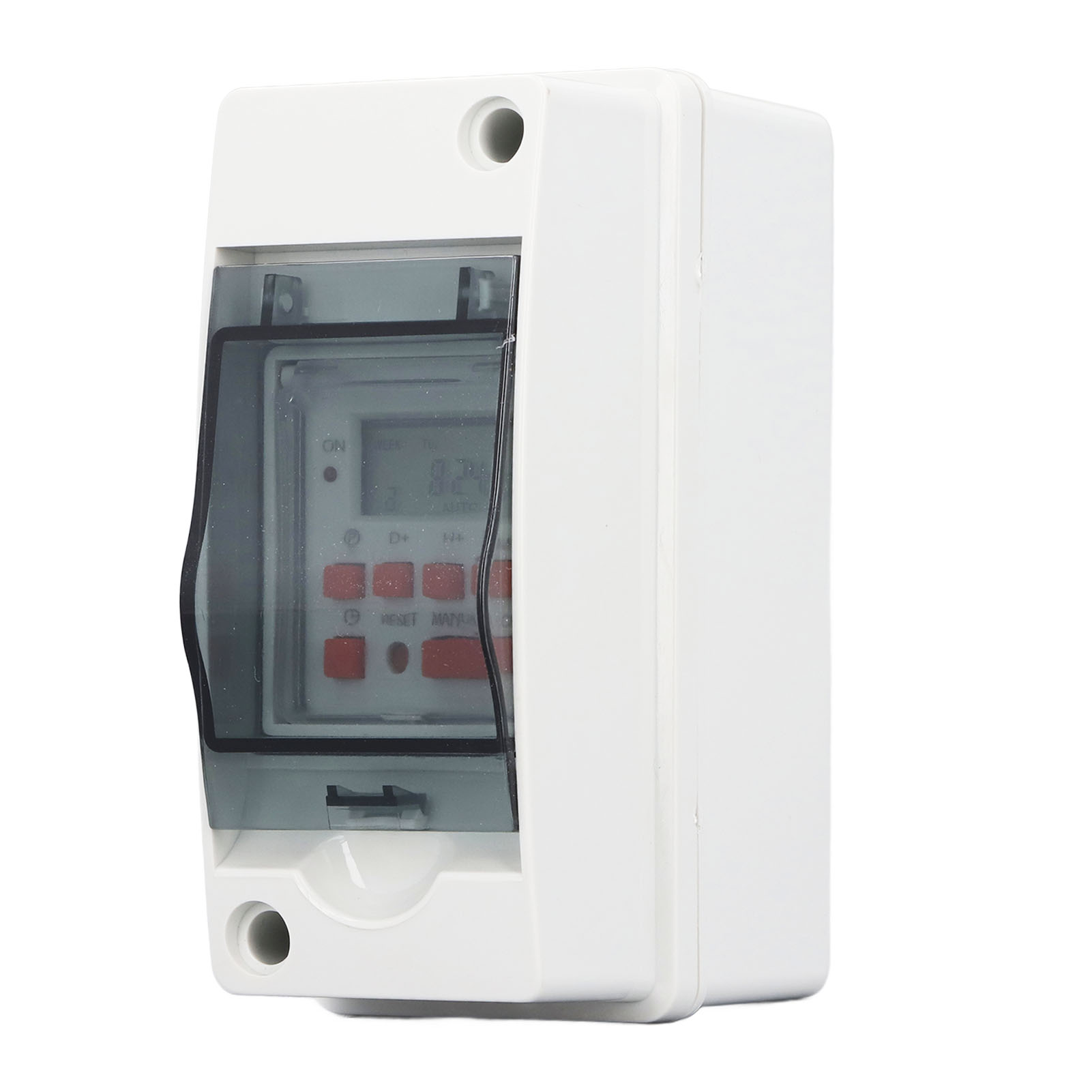 7-tage-timer Mit 28 Ein-/ausschaltprogrammen, Digitales Programmierbares Lcd-display Mit Wasserdichtem Gehäuse Ac85-265v.