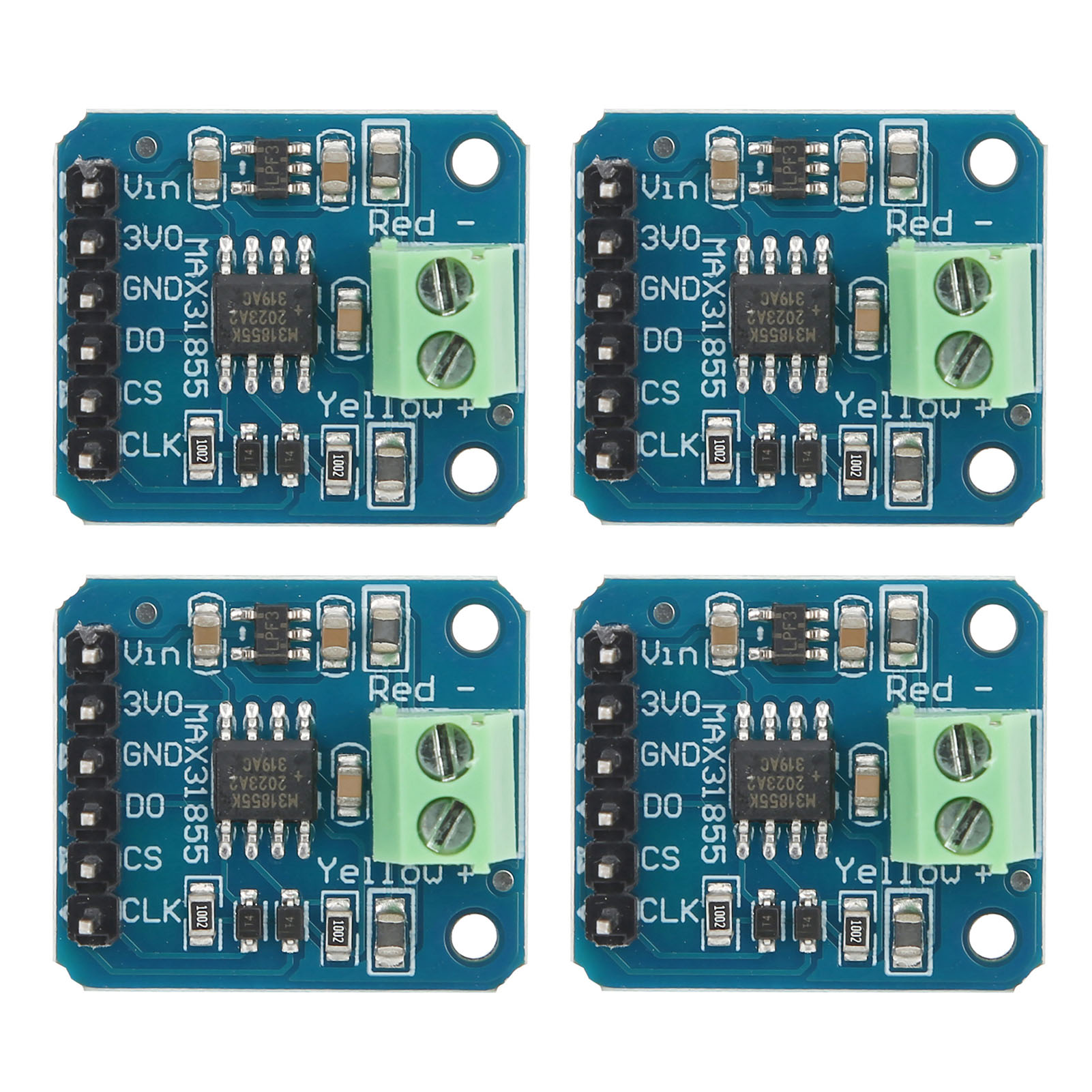 Thermoelementmodul Typ K, Temperatursensorplatine -200℃ Bis 1350℃, Digitaler Spi-port-ausgang, 4 Stück.
