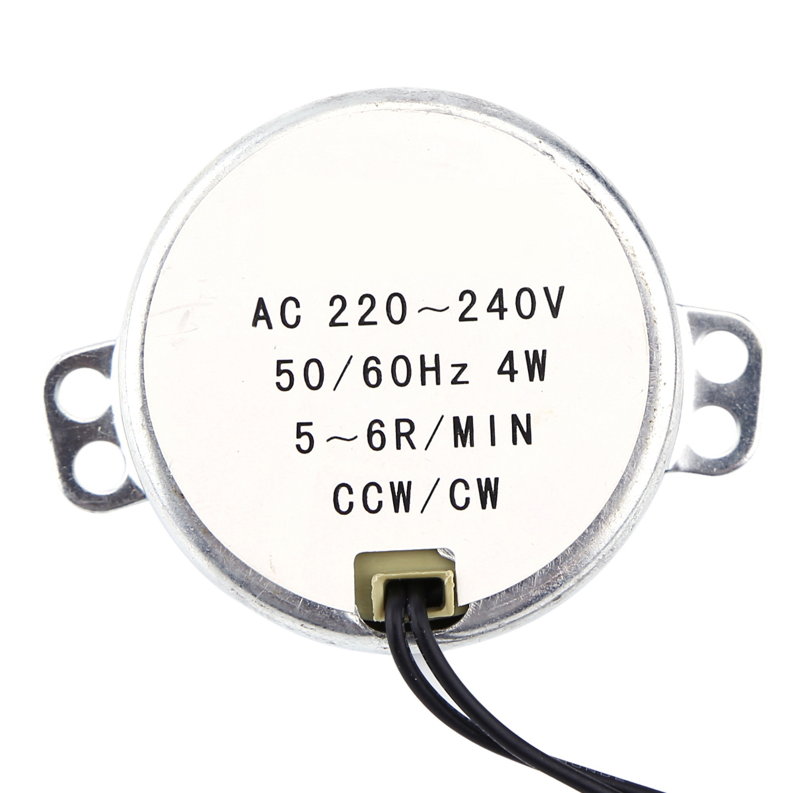 1 Synchron-getriebemotor 220-240 V Wechselstrom 4 W Cw/ccw (5-6 U/min).