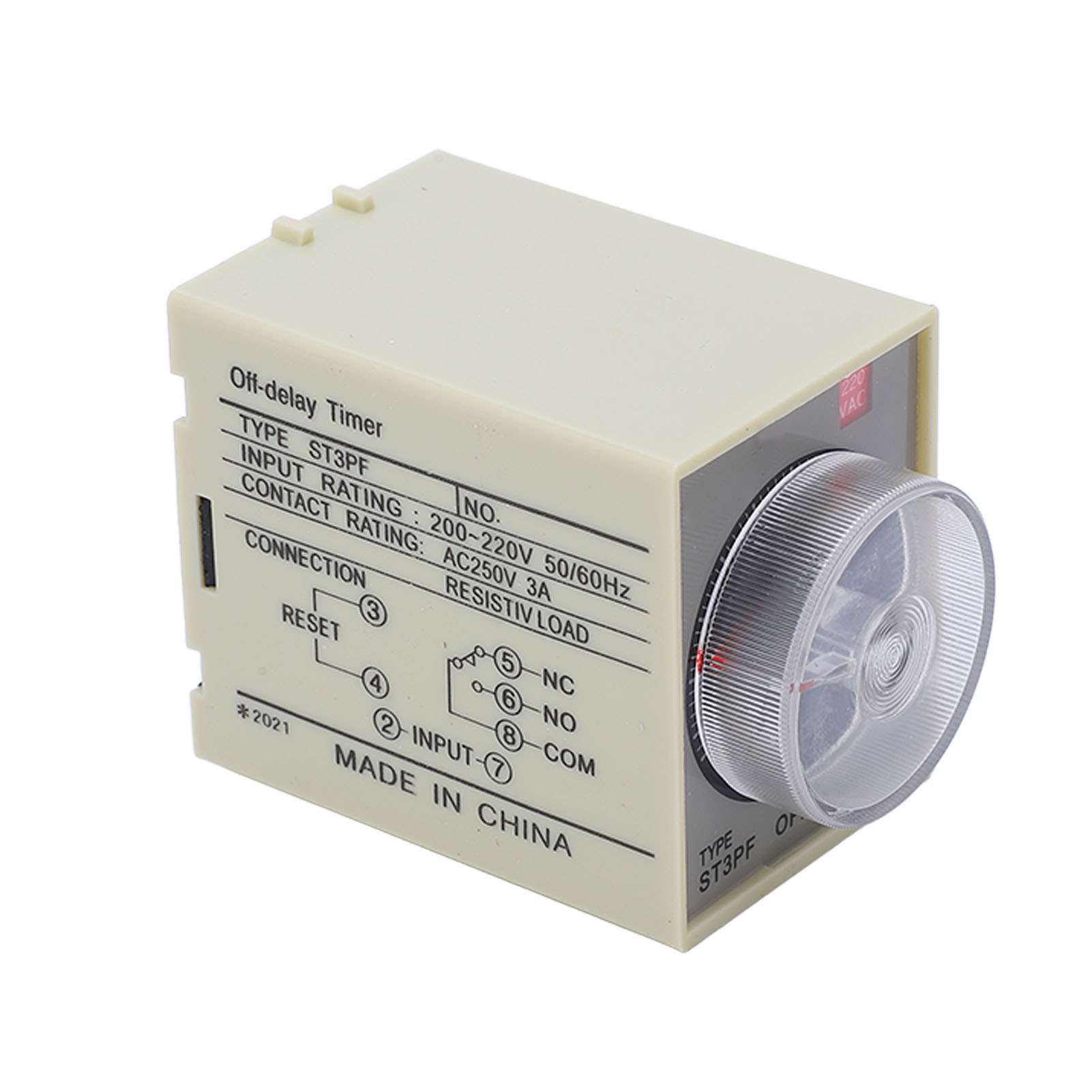 Berm – Abschaltverzögerungsrelais-taster, Steuertimer, Hohe Präzision, Ac200-220v St3pf.