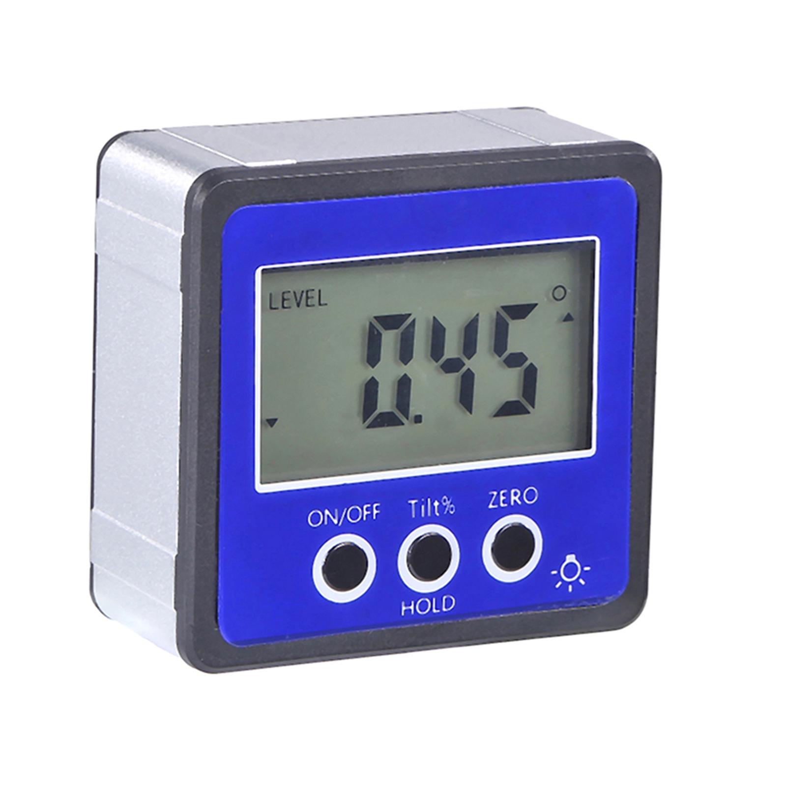 Horizontalwinkelmesser, Digitaler Winkelmesser, Neigungsmesser, Elektronische Wasserwaage, Messwerkzeuge Mit Blauem Magnetfuß.