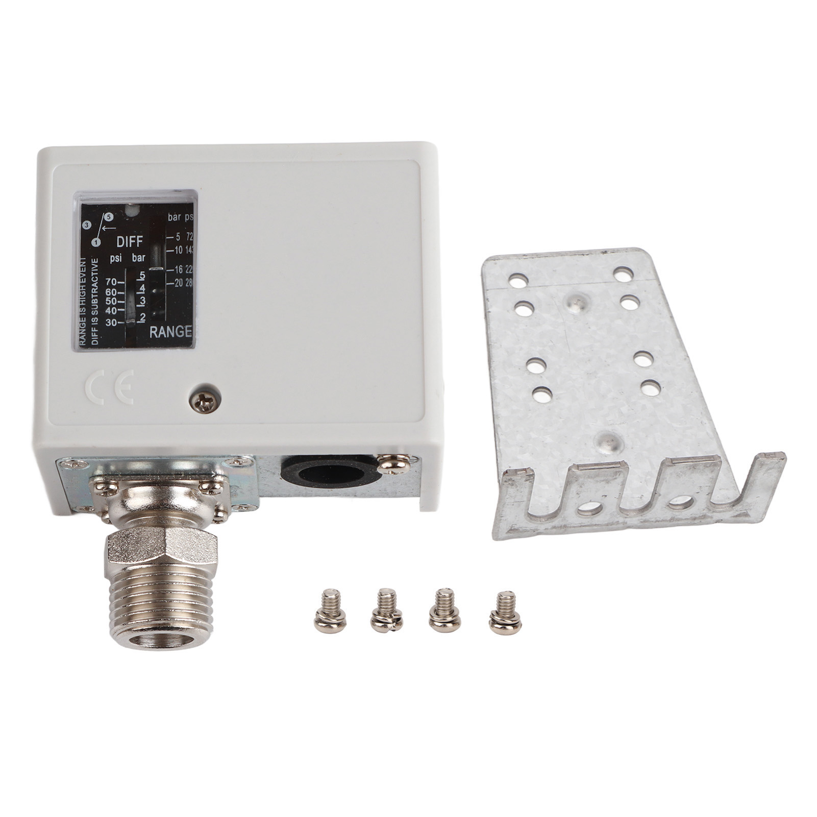 20 Kg Druckschalterbaugruppe, Vollkupferkern Ip40, Kesseltrockner, Wasserkühler, Ac125v Ac250v, 1/4 Zoll Stecker.