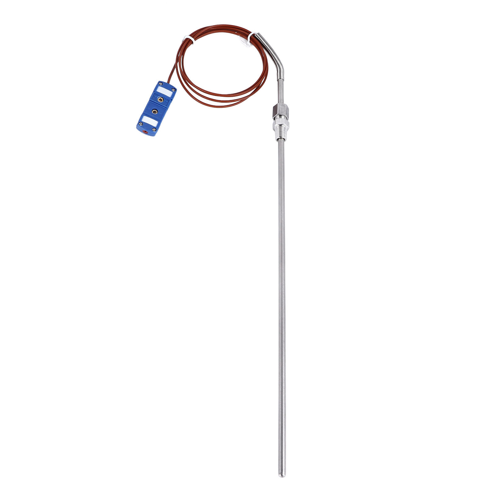 Ntc-temperatursensor -200 ℃-350 ℃ T-gewinde 1/8 Zoll Durchmesser 5x330 Mm Mit Stecker.