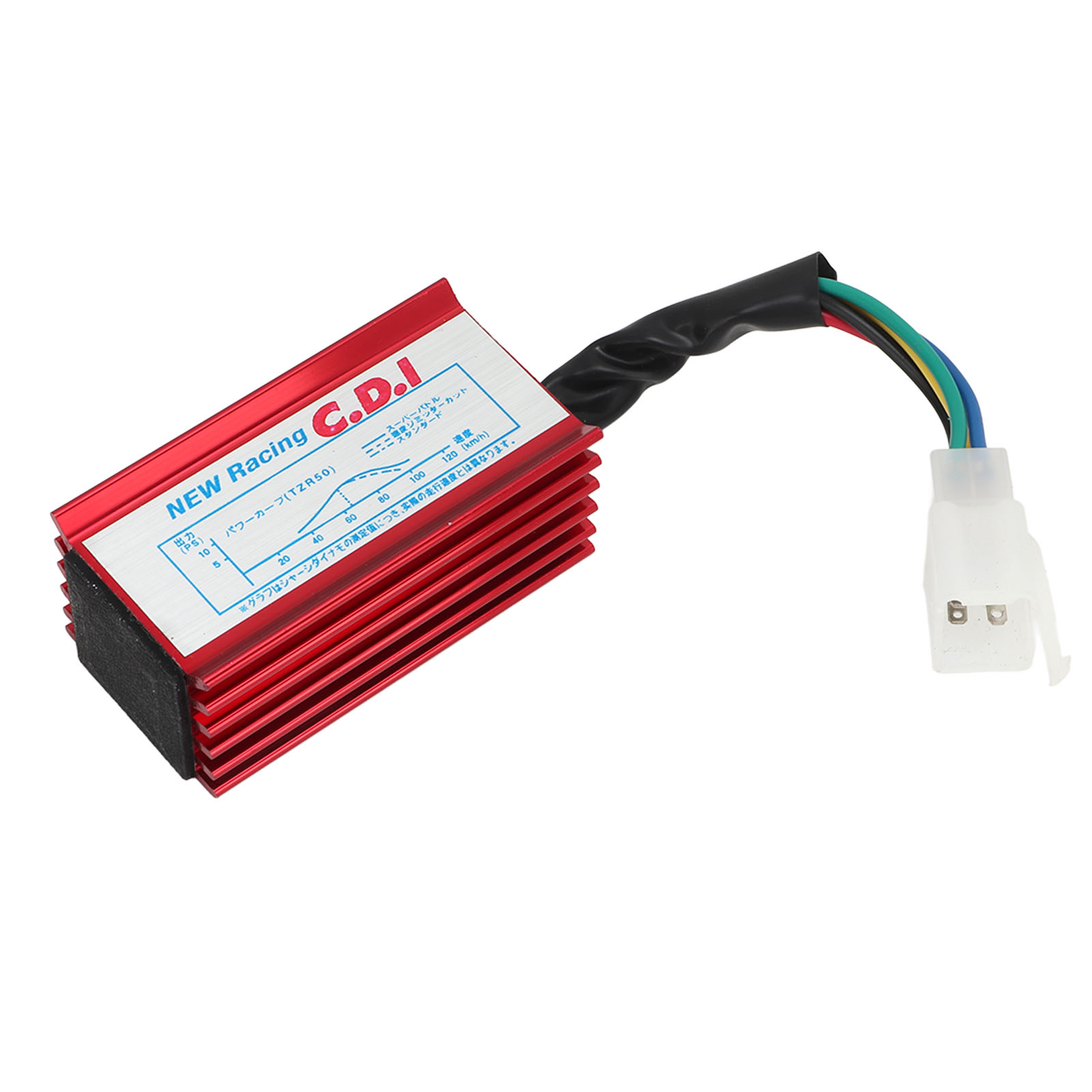 Racing Cdi Box 5-pin Rotes Steuermodul Für 50cc 70cc 90cc 110cc 125cc Quad Go Kart Pit Dirt Bike Motorrad Atv Roller Horizontaler Motor.