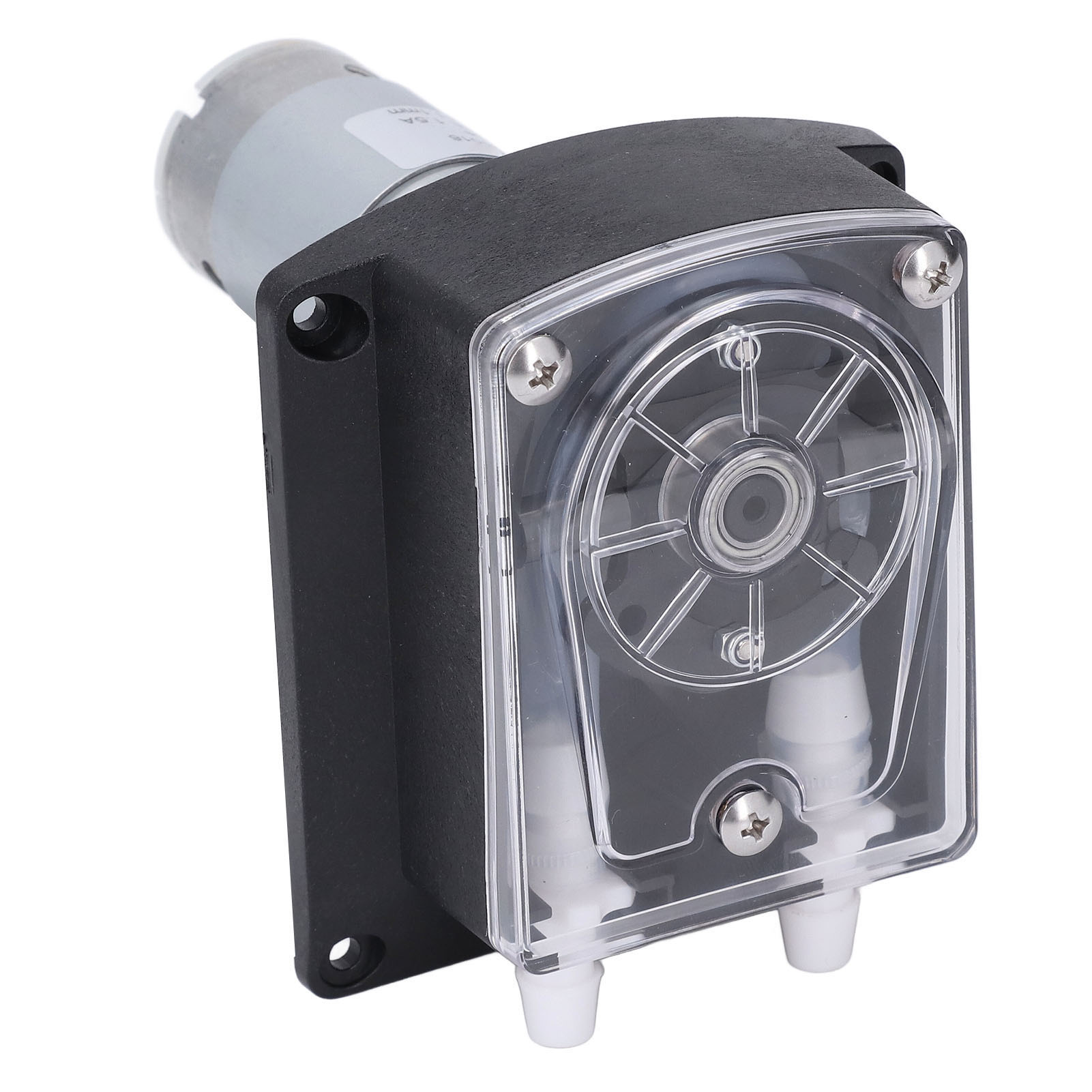 Peristaltikpumpe Mit 1500 Ml/min Fördermenge, Doppelkopfpumpe Für Industrielle Flüssigkeiten, Lebensmittelgeeignet, Dc24v.