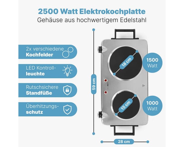 Clatronic - dkp 3668 e 271722, edelstahl