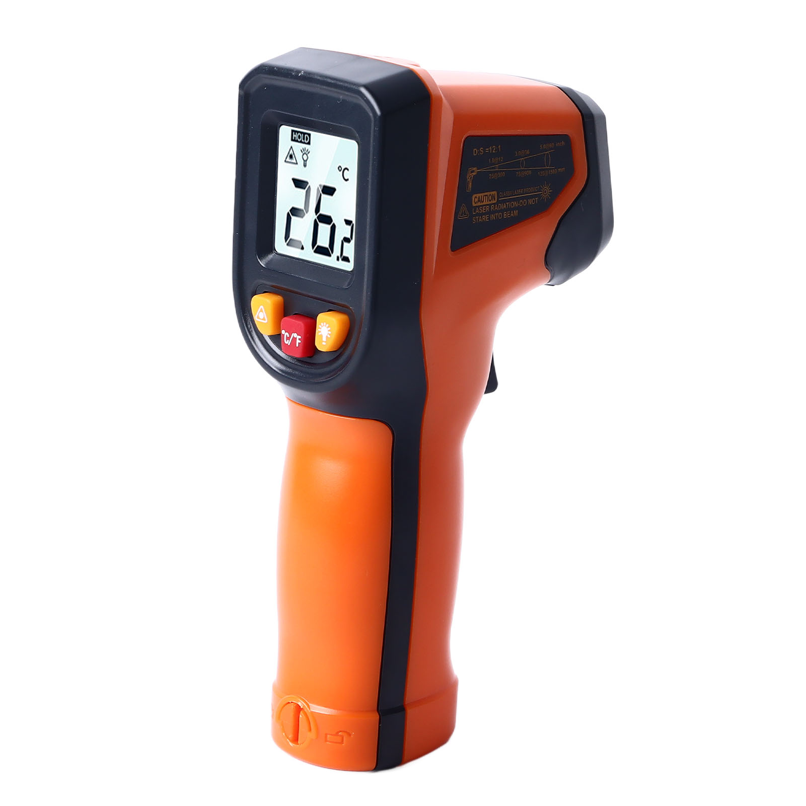 Infrarot-thermometer Zum Kochen, Berührungsloser Laser, Digitales Lebensmittelthermometer -50 600 ℃ (-58 1112 ℉).