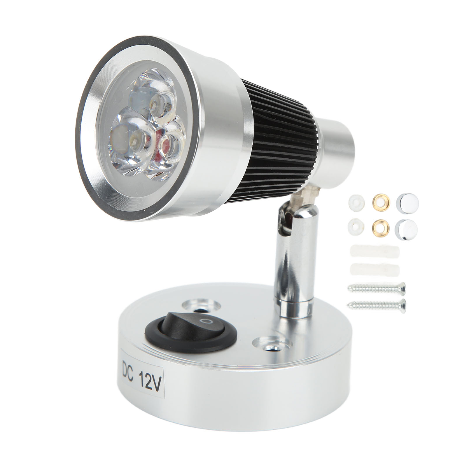 Schwenkbare Led-leselampe, 90° Verstellbarer Spot, Innenbeleuchtung Für Wohnmobile, Anhänger, Boote, Neutral.