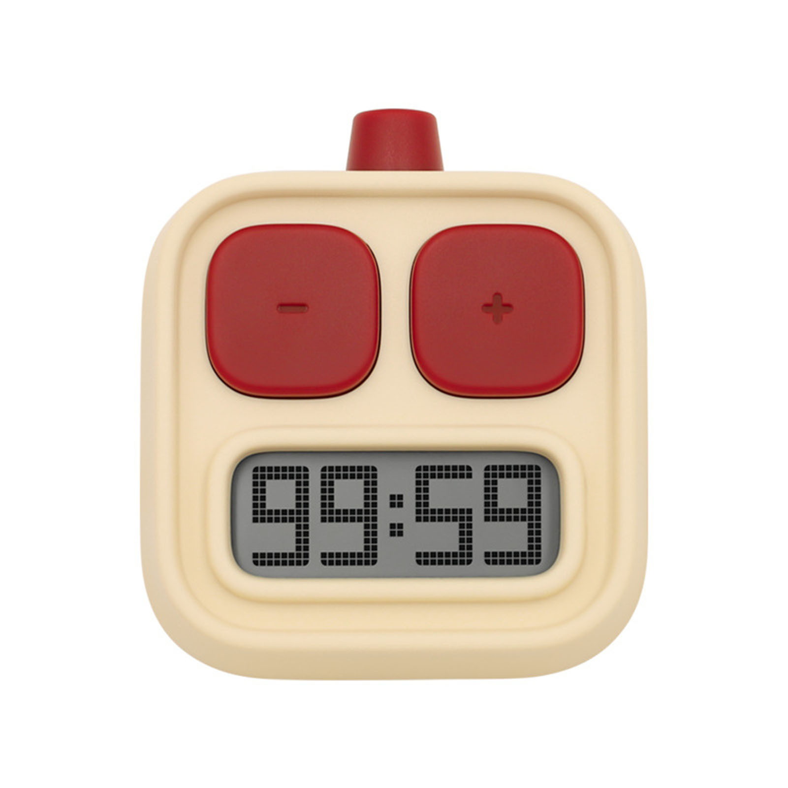 Digitaler Küchentimer Mit Lcd-bildschirm, Roboterförmig, Tragbar, Mit Countdown-timer Zum Kochen, Betrieb Mit 3v Gleichstrom.