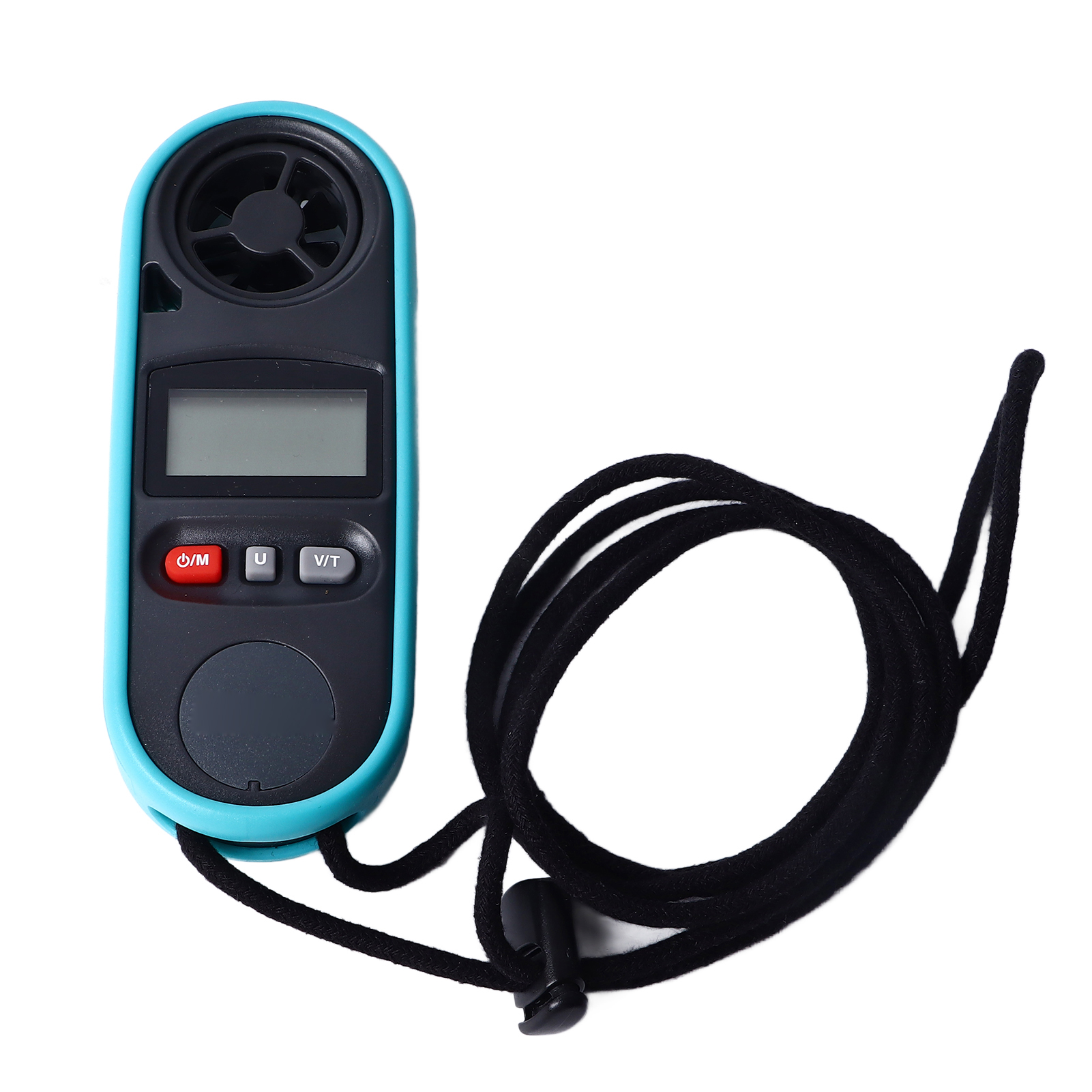Anemometer-thermometer Mit Hintergrundbeleuchtung (lcd), Tragbares Windgeschwindigkeits- Und Temperaturmessgerät Für Den Heim- Und Industriegebrauch.
