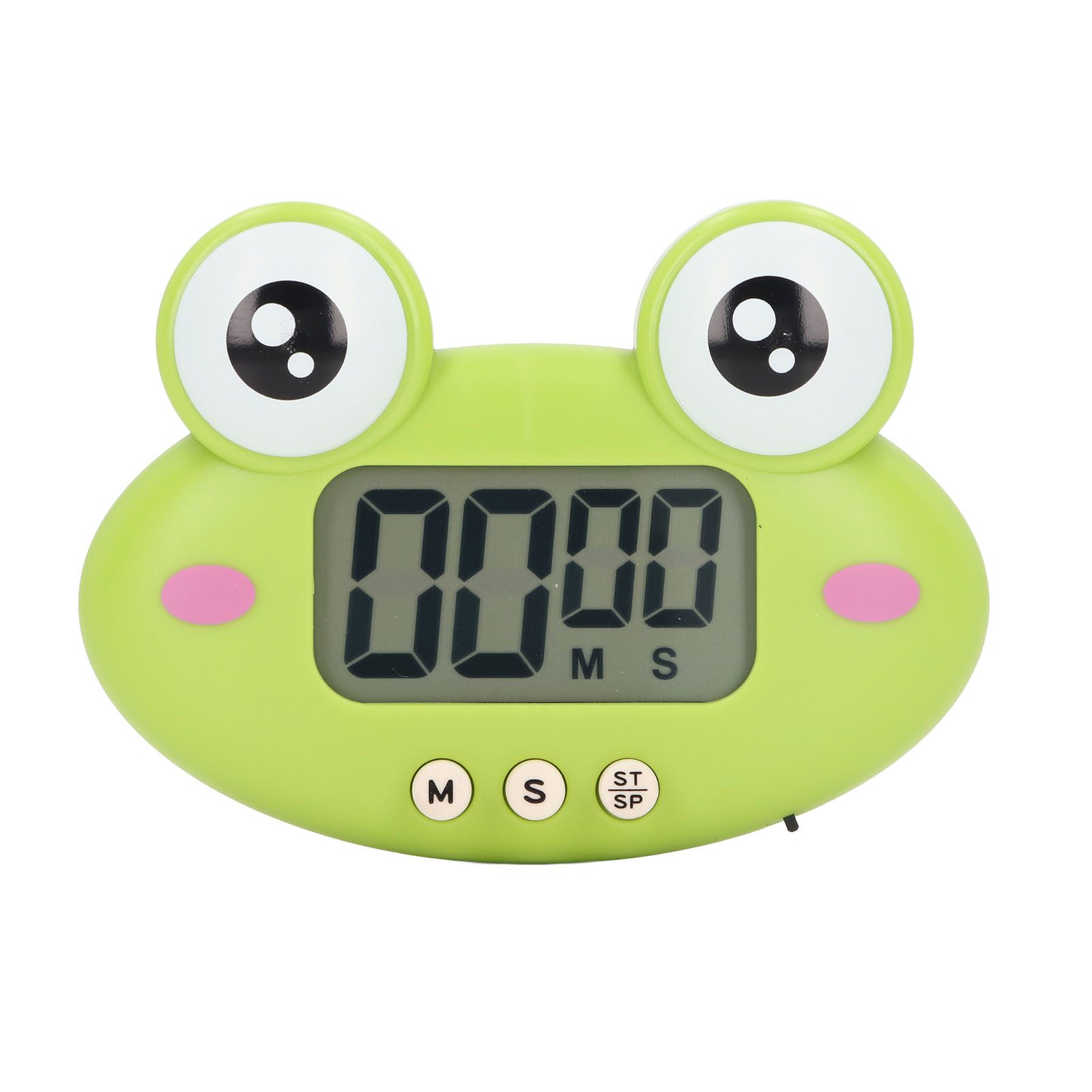 Digitaler Küchentimer In Froschform, Grün, Tragbar, Leicht, Einfach Zu Bedienen Und Niedlich.