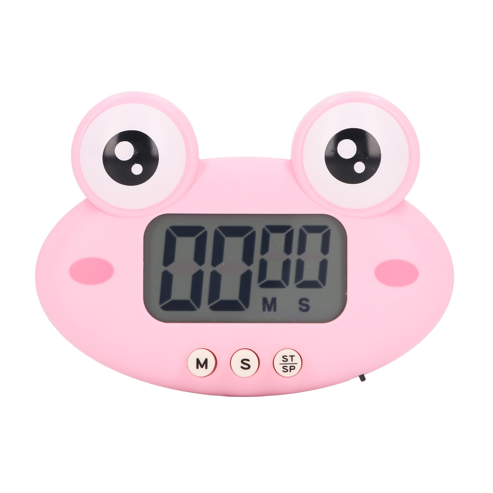 Digitaler Timer Mit Rosa Froschmuster, Tragbar, Leicht, Benutzerfreundlich Und Niedlich – Ideal Für Die Küche. Perfekt Für Die Küche.