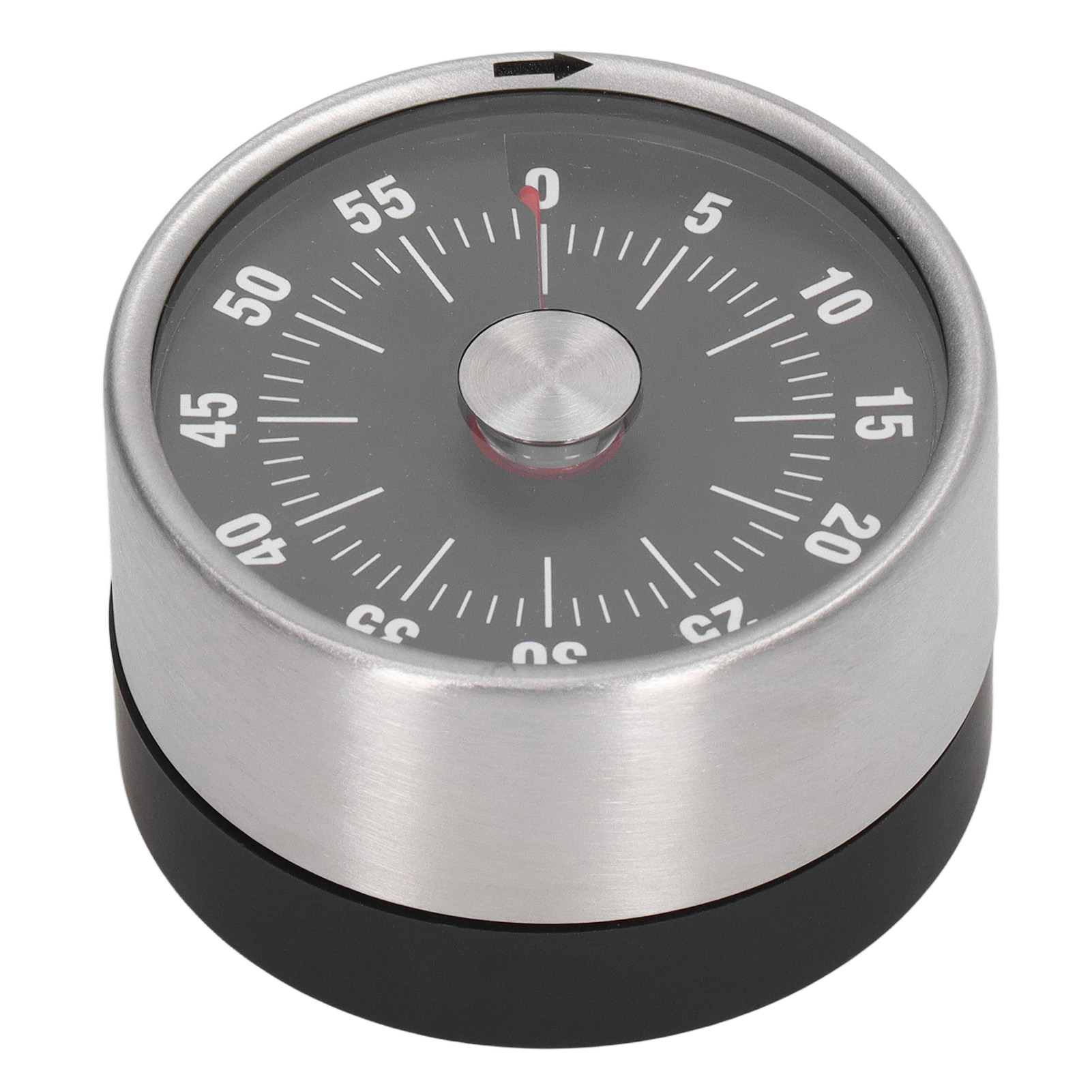 Magnetischer Timer Mit Magnetverschluss, Edelstahl, 70 Db Alarm, Hohe Visuelle Genauigkeit Für Die Küchensteuerung. Farbe: Schwarz.