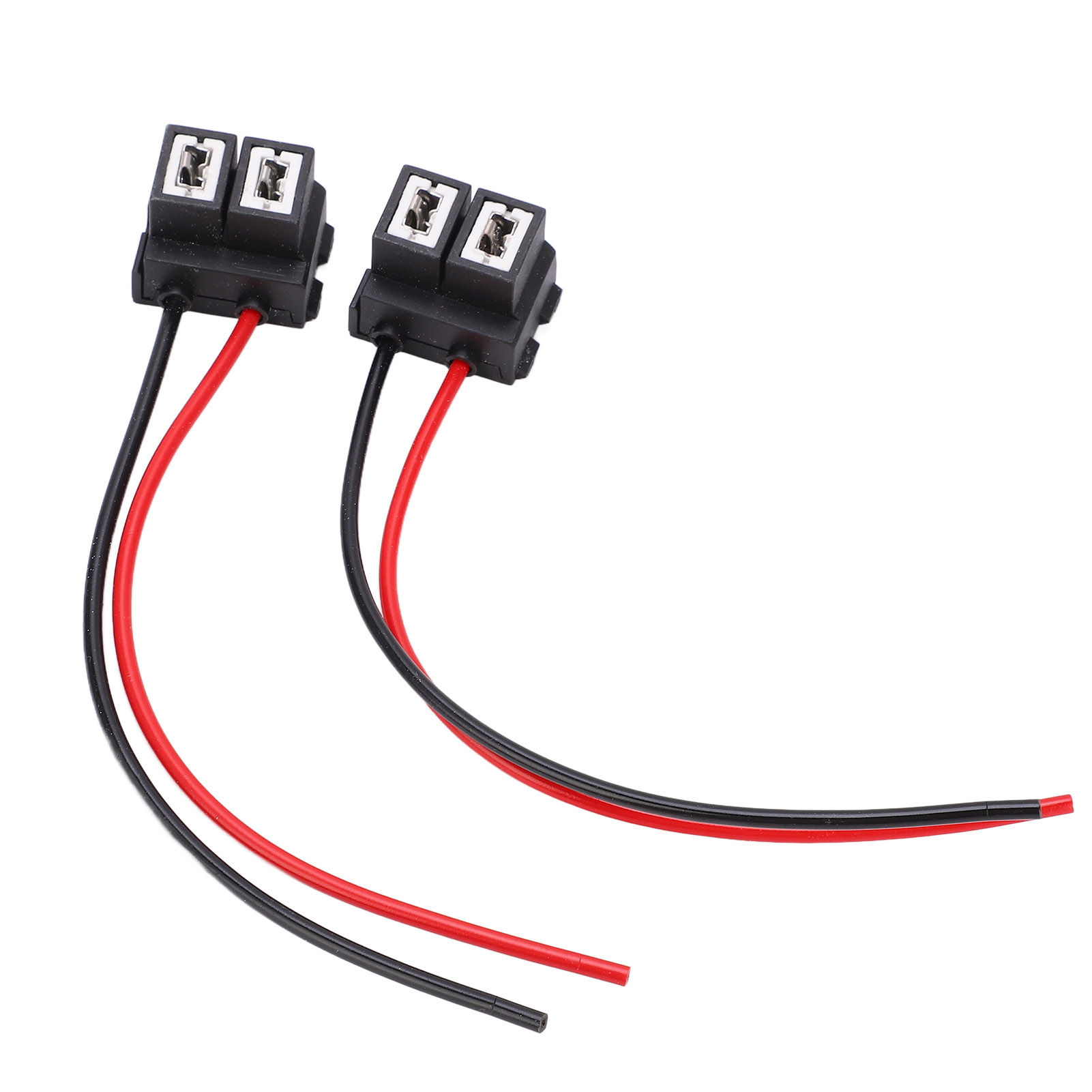 H7-4 H7 Weiblicher Steckerkabelbaum, 2 Stück, Abgewinkelter Keramikstecker Mit Kabel Für Lampenfassung.