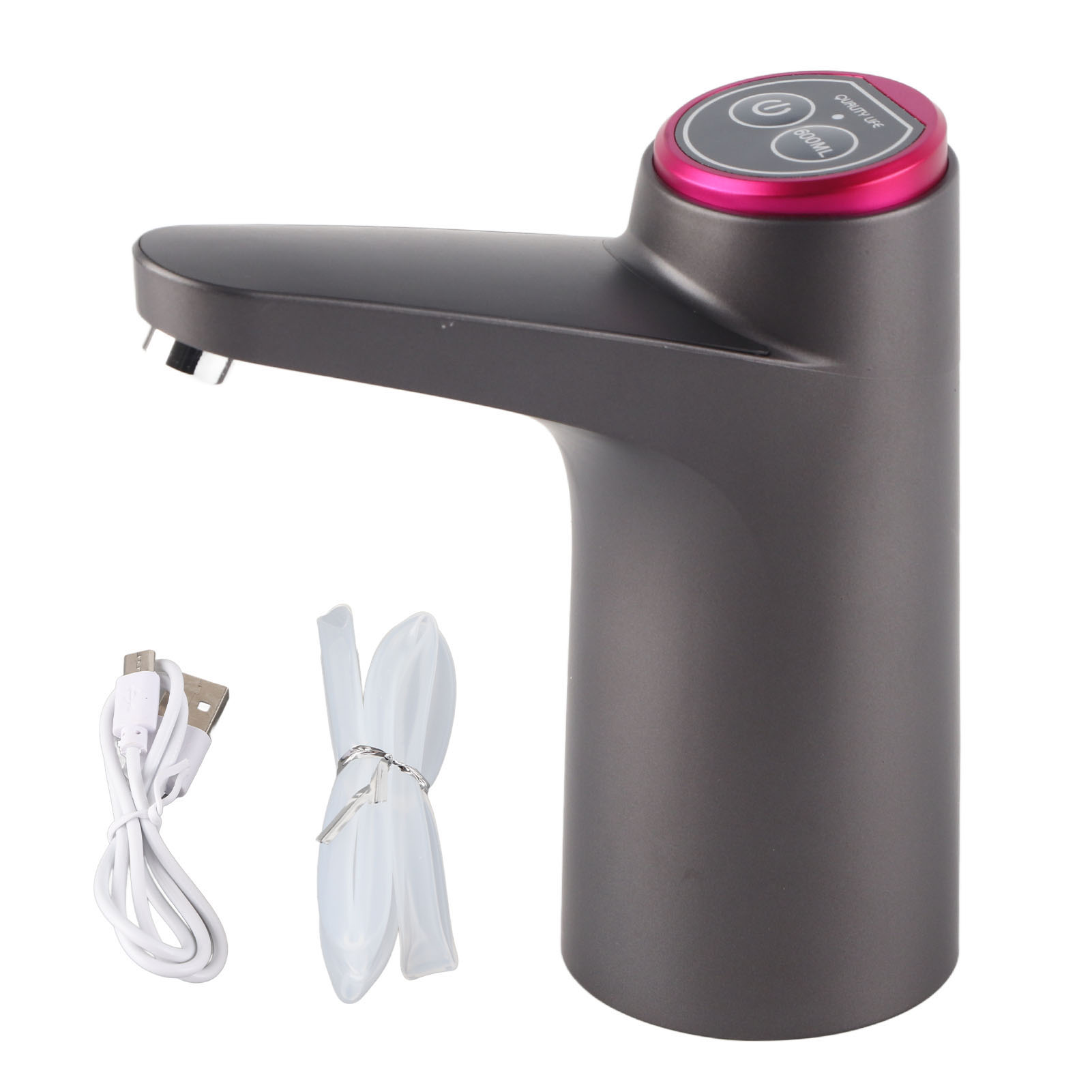 Automatischer Wasserspender Mit Elektrischer Usb-pumpe Für Flaschen, Ideal Für Camping Und Zuhause. Schwarz. Mit Integriertem Akku.