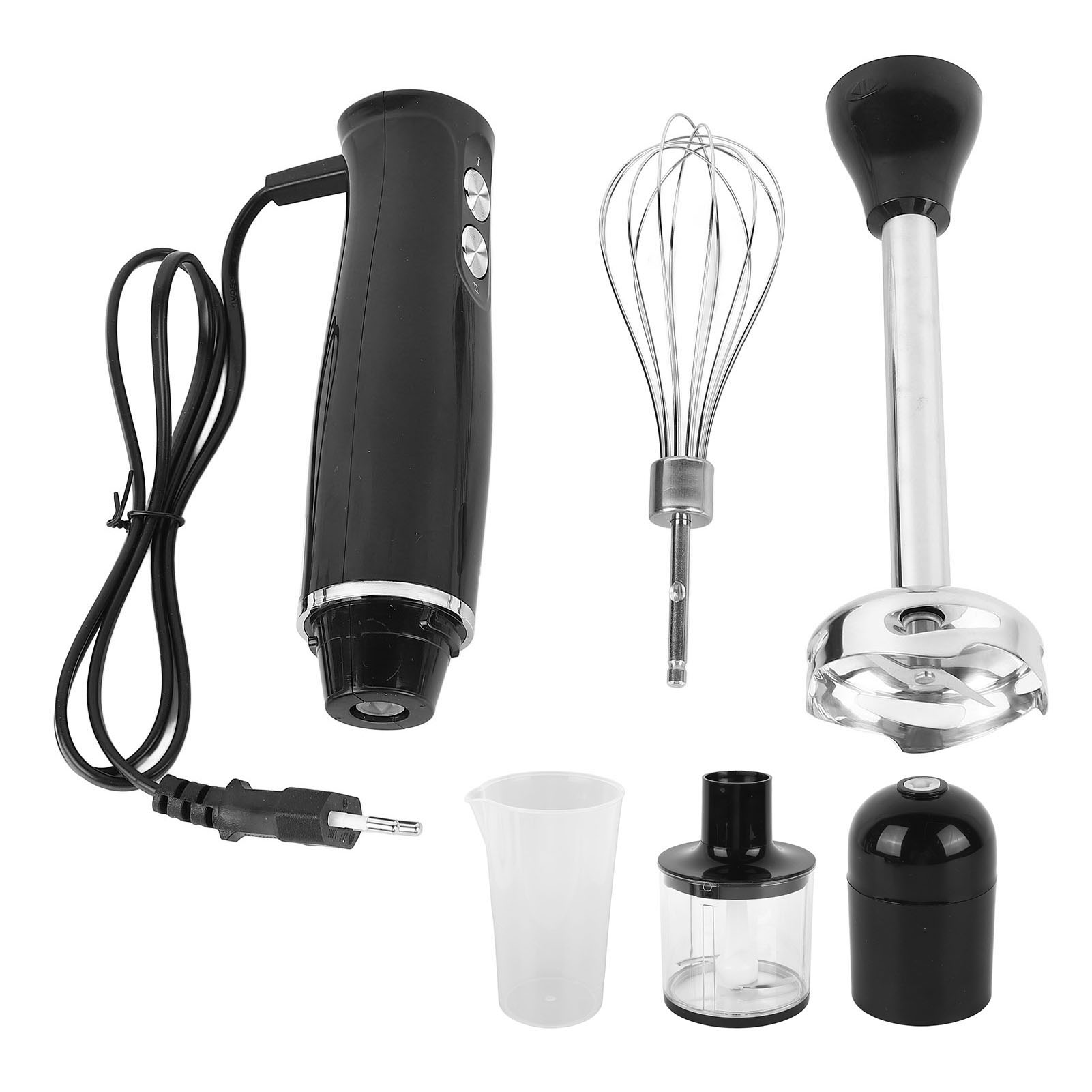 4-in-1 Tragbarer Stabmixer, Vielseitiger Handmixer Für Babynahrung, Suppen Und Smoothies