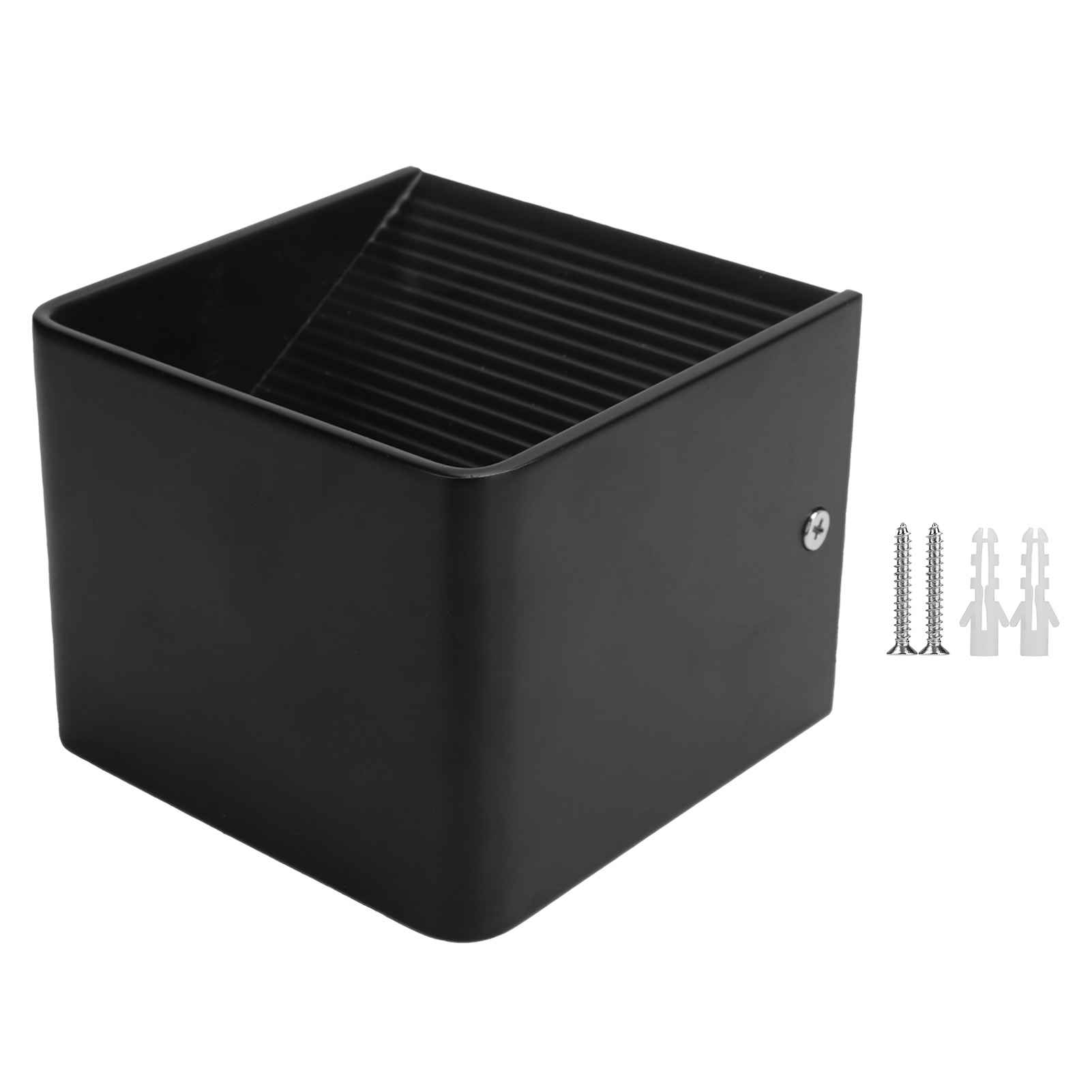 Wasserdichte Ip65 Led-außenwandleuchte Für Veranda, Garten, Schlafzimmer, Nachttischlampe, Ac85-265v, 3w, Schwarzes Gehäuse, Warmweiß.