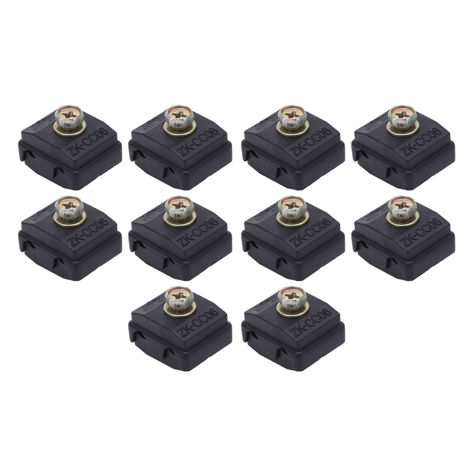 Drahtverteiler Ohne Abzweigung, 50a, 400v, 1 Bis 6 Mm², Hohe Leistung, Schnelle Isolierung, Bohrklemme Für Die Verdrahtung, 10 Stück.