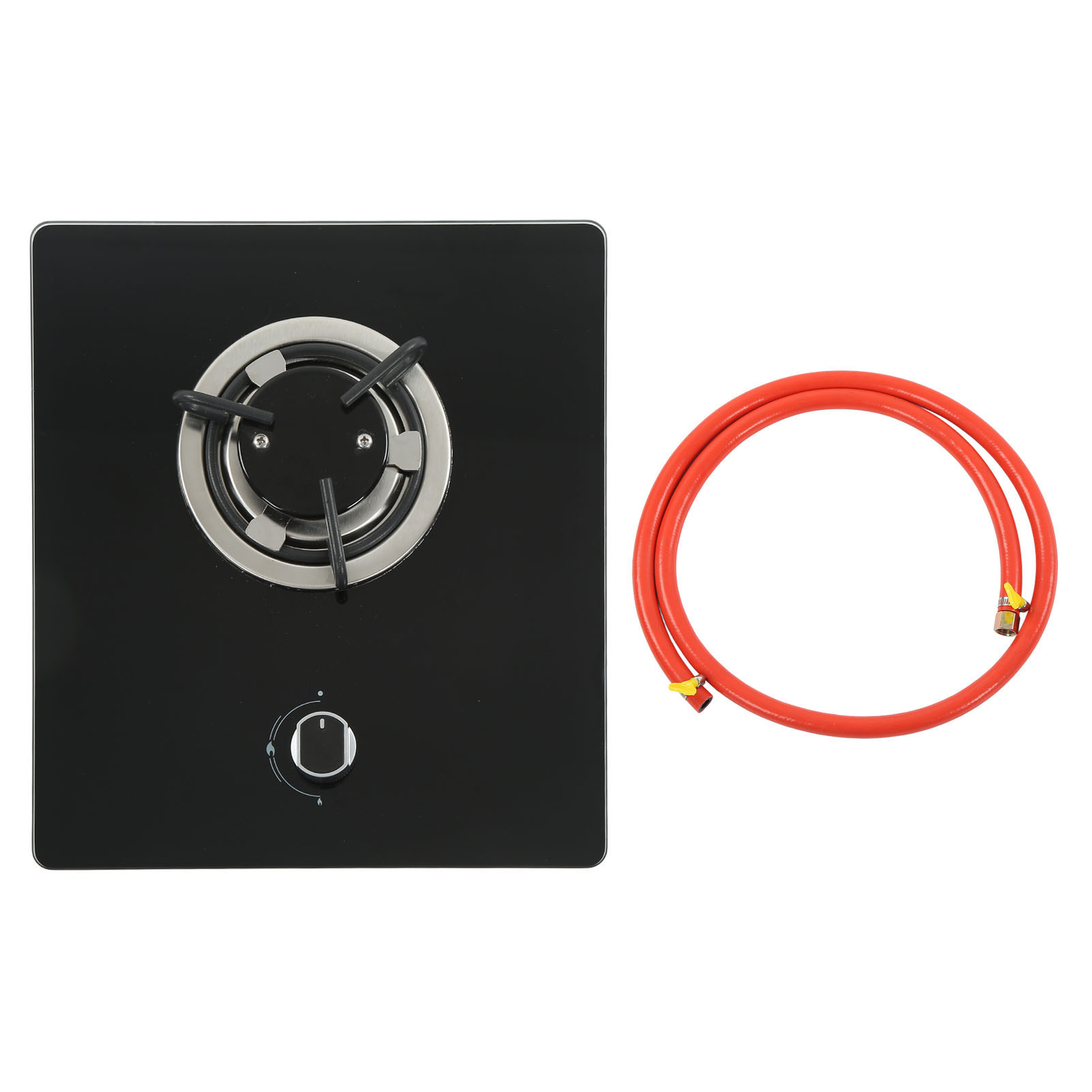 Gaskocher Für Wohnmobile, Gehärtete Glasplatte 290x325mm, Leistung 1,8 Kw, Flammenregulierung Ohne Stromzufuhr, Für Wohnwagen, Yacht, Boot, Küche.