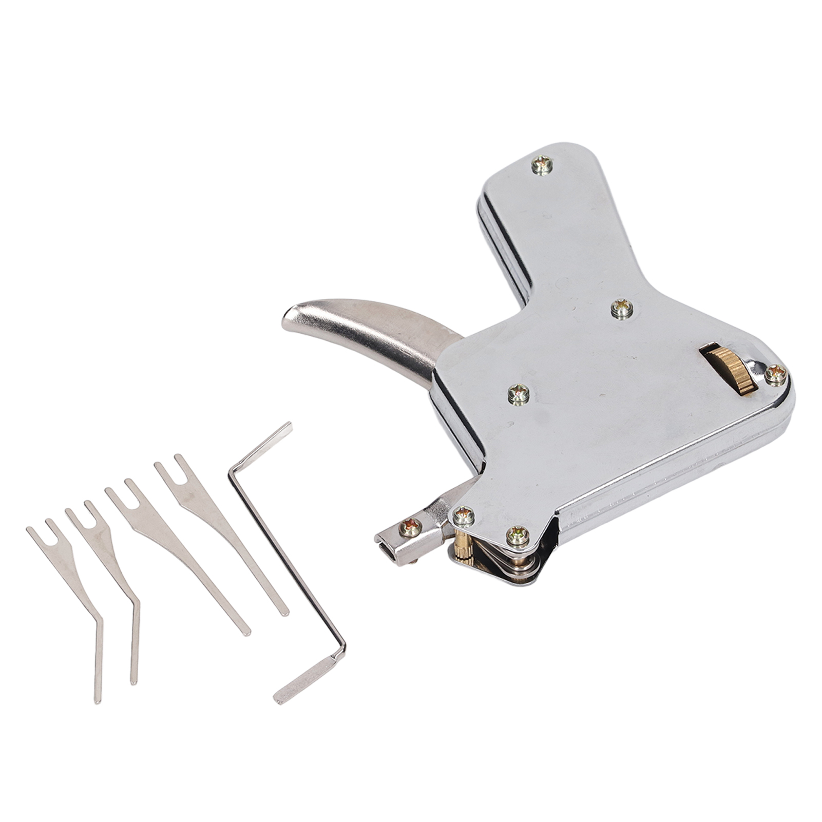 Werkzeugset Zum Üben Von Schlossknacken, Set Zum Öffnen Von 6 Vorhängeschlössern Aus Hochfestem Edelstahl Für Heimwerkerprojekte.