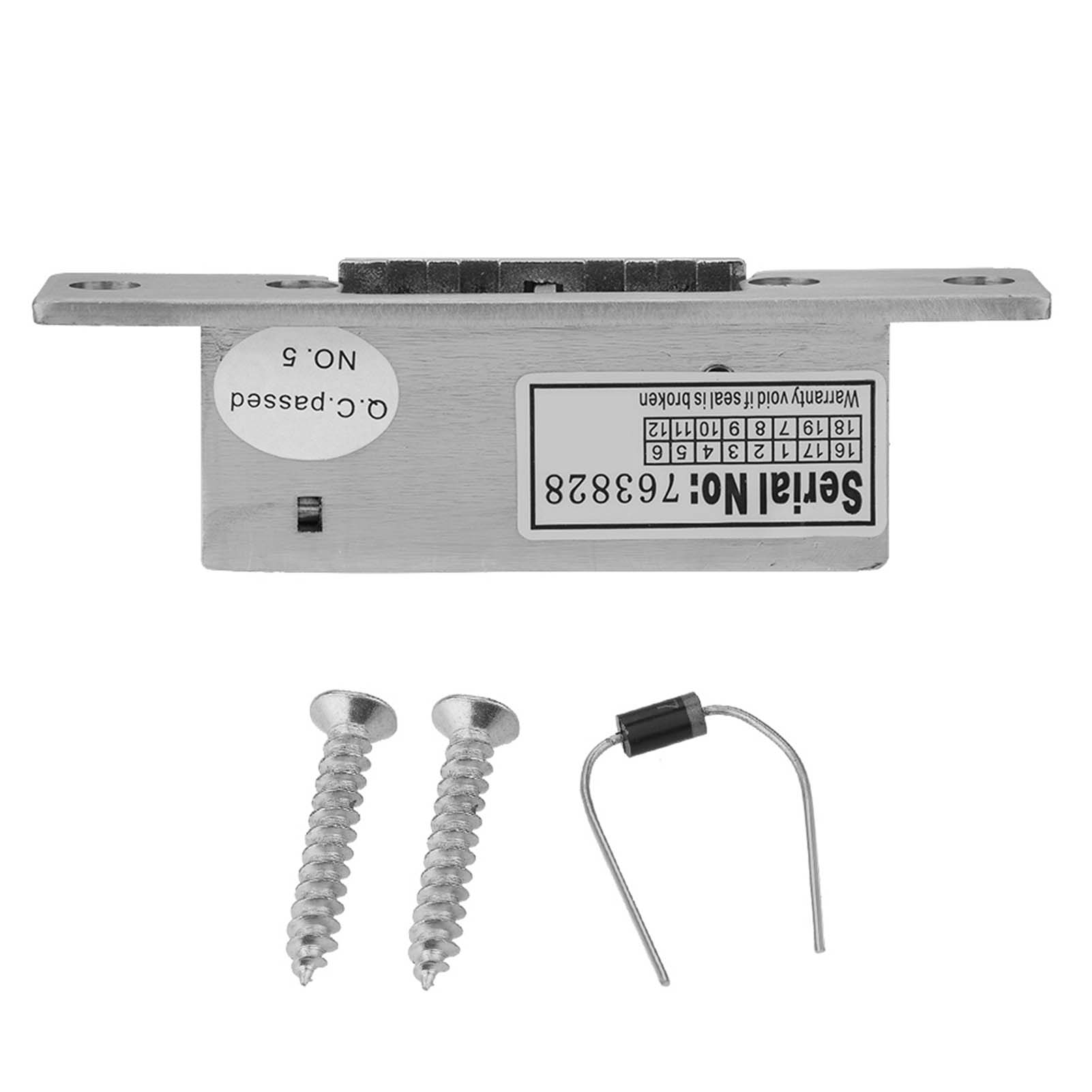 Verstellbarer Elektrischer Doppeltürriegel In Schmaler Ausführung Mit Entriegelungsmodus Und Zugangskontrolle.