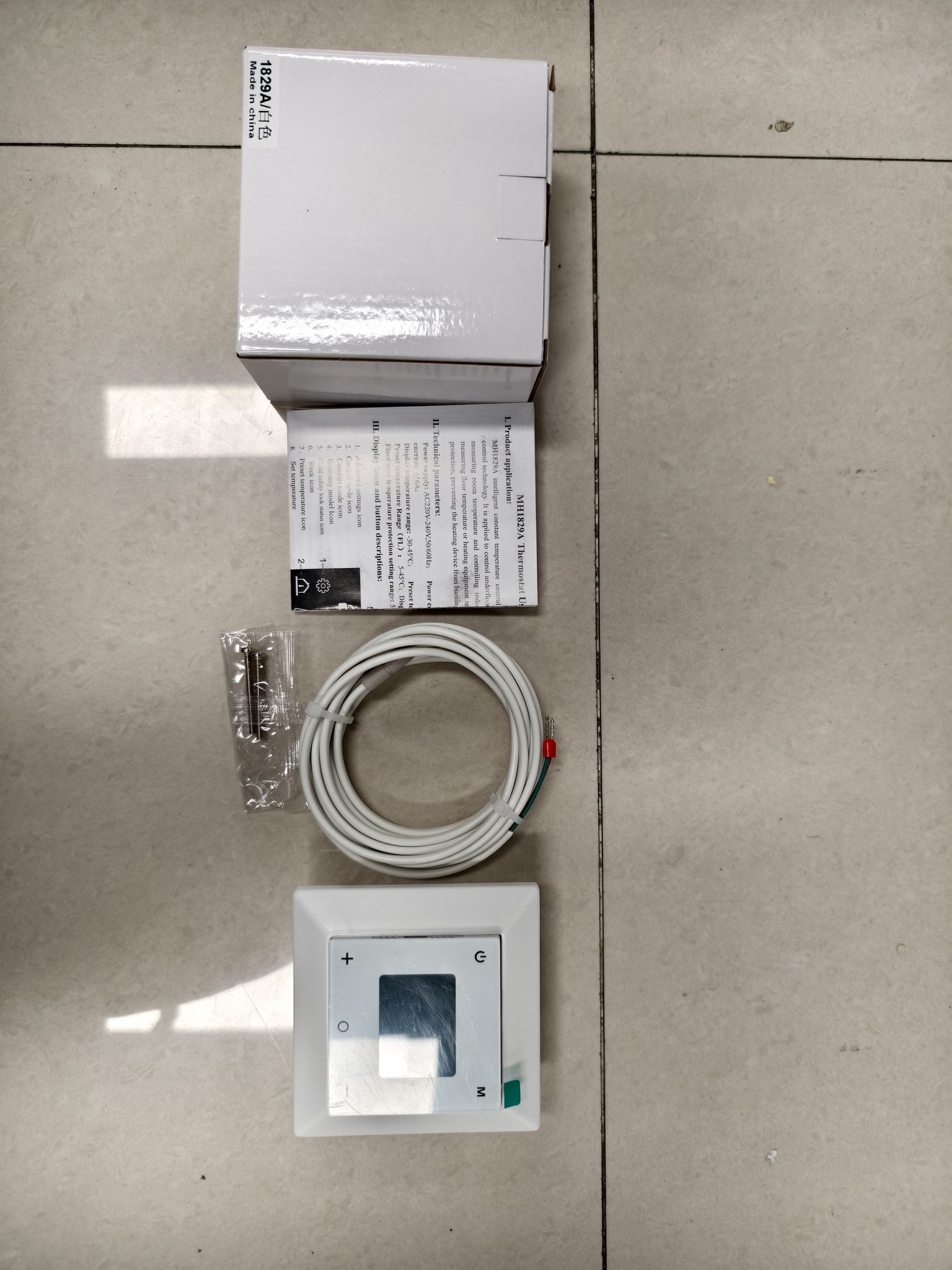 Intelligenter Raumthermostat, Programmierbare Heizung, Abnehmbare Manuelle, Automatische Und Urlaubsmodus-steuerung, Vielfältige Sicherheitsfunktionen, Einfache Installation.