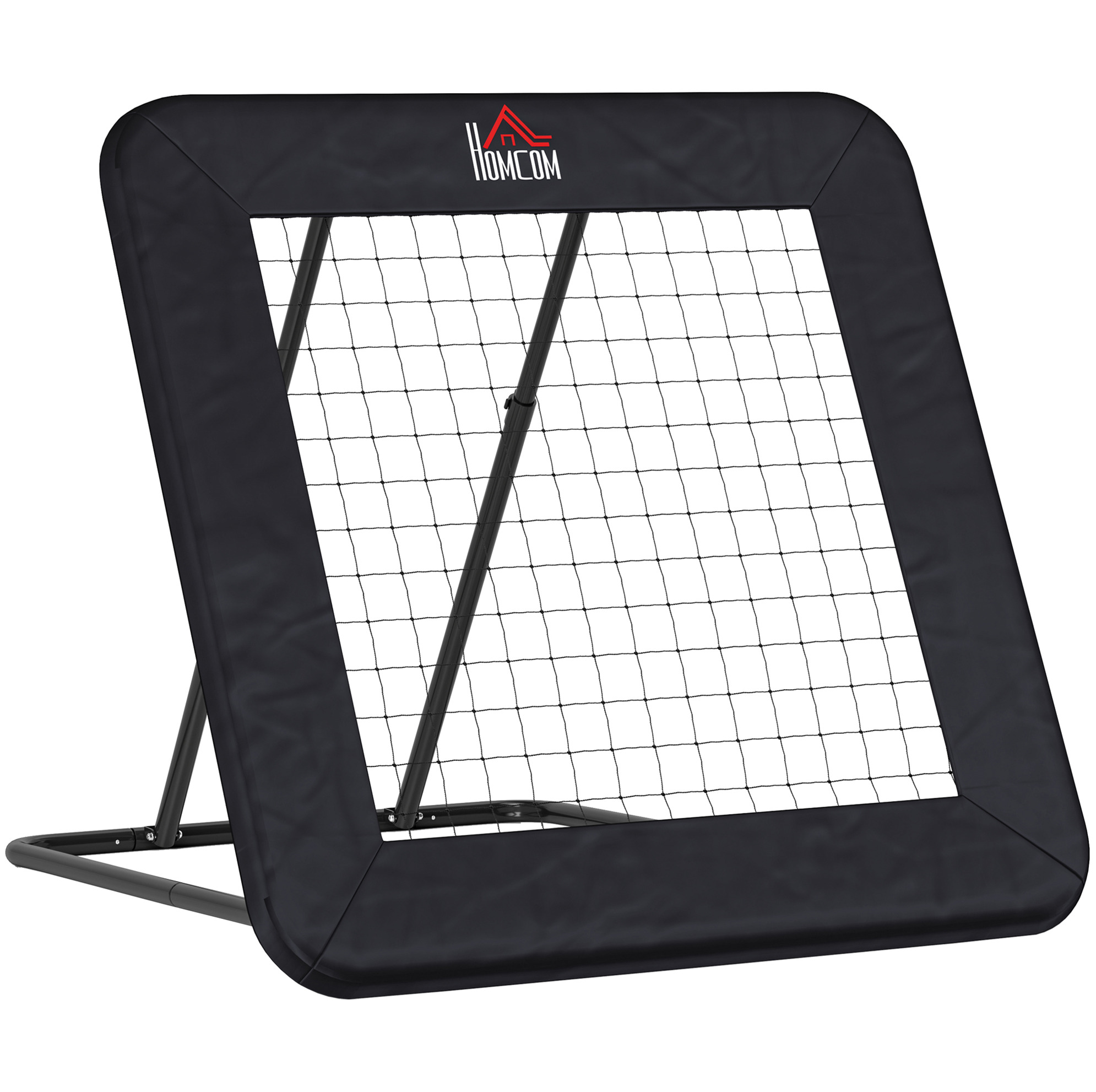 Faltbare Mehrsport-trainings-reboundwand Aus Stahl 128 X 118 X 108-120 Cm Modenuit