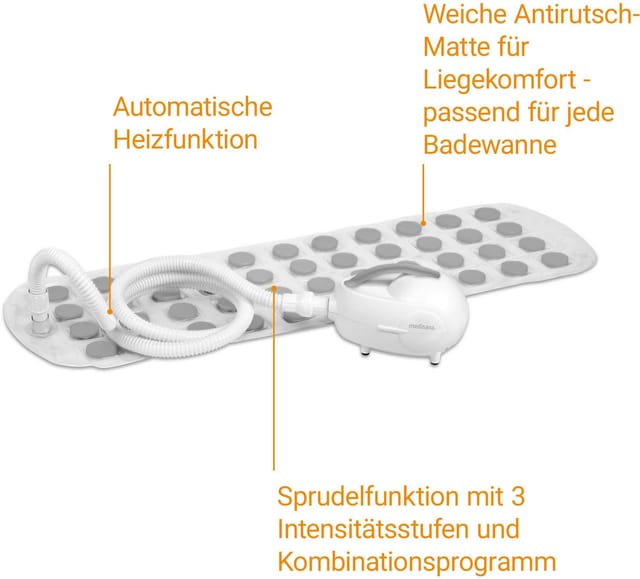 Mbh V2 Sprudelbad 450 w Weiß - Medisana