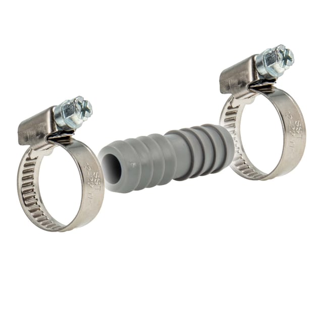 Airfit - Schlauchkupplung für Schlauch ø 10 mm mit SchlauchschellenW2 (10-16 mm) 50023SK
