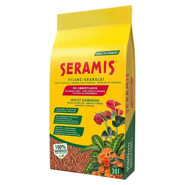 Seramis - Pflanz-Granulat für Zimmerpflanzen 30 l Wasserspeicher Nährstoffspeicher