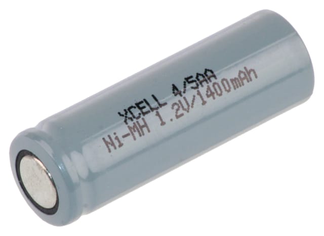 Xcell - Nimh-akku, Industriezelle, 4/5 Aa, Flat-top, 43x14,5mm, 1,2v/1400mah