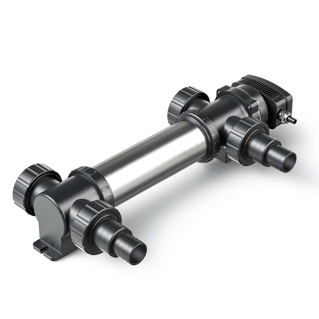 CUV-736 Teichklärer 7000 l/h / 36 w uvc, Vorklärgerät für Teichfilter & Teichpumpe, Wasserklärer mit UV-Lampe, Lichtfilter zur Algenbekämpfung