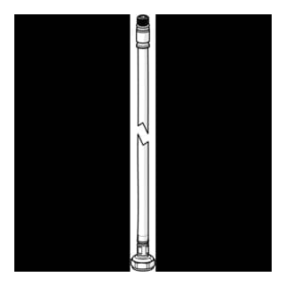 Hansa Anschlußschlauch 59912515 Länge 430mm, G3/8-M10x1