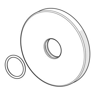 Hansa Rosette 59913239 Durchmesser 75mm Chrom