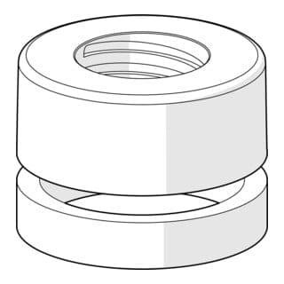 Hansa Rosette 59913432 Chrom