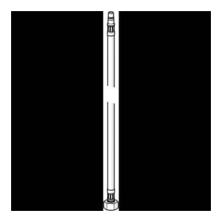 Hansa Anschlußschlauch 59913969 Länge 550mm, M8x1, G3/8