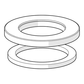 Hansa Rosette 59913963 Durchmesser 55mm Chrom