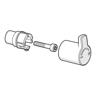 Hansa Temperatureinstellgriff 59914108 Chrom