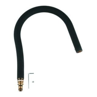 Grohe Brauseschlauch GrohFlexx aus Santopren Softschwarz