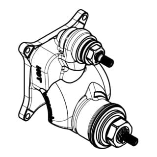 hansgrohe Funktionsblock komplett MTC 90 Grad C