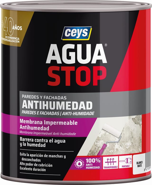 Ceys - Aguastop Scellant imperméable anti-humidité, 750 g 902815