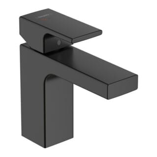 Hansgrohe - Vernis Shape - Waschtischeinhebelmischer mit Ablaufgarnitur, CoolStart, EcoSmart, schwarz matt 71594670