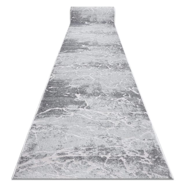 Läufer Strukturell MEFE 6182 zwei Ebenen aus Vlies grau 70 cm grey 70x120 cm