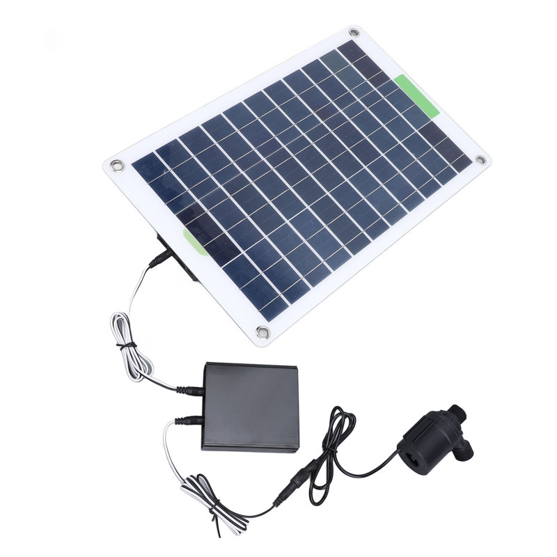 Professionelle Solarwasserpumpe Aus Monokristallinem Silizium, 5 M Förderhöhe, 100 W, Mit Energiespeichertank.