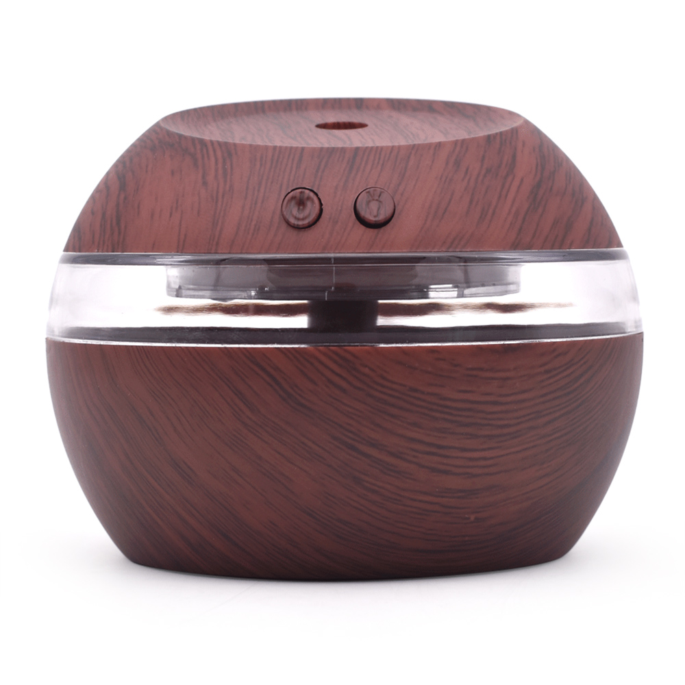 300-ml-ultraschall-aroma-diffusor, Leiser Mini-luftbefeuchter Im Kreativen Holzgehäuse Mit Usb-anschluss Für Zuhause, Schlafzimmer Und Büro. Aromatherapiegerät Für Ätherische Öle.