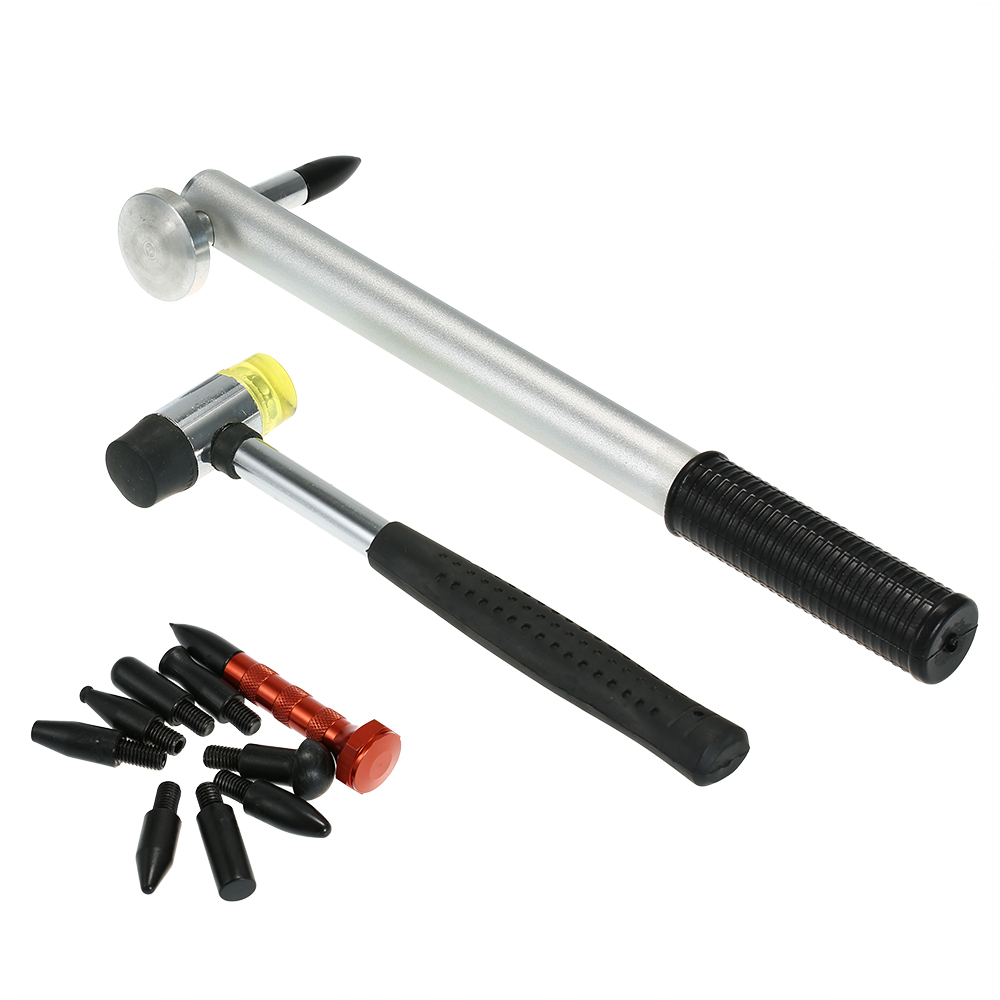 Werkzeug Zur Lackschadenfreien Ausbeultechnik, Reparaturhammer, Schlagstift, 9 Aufsätze