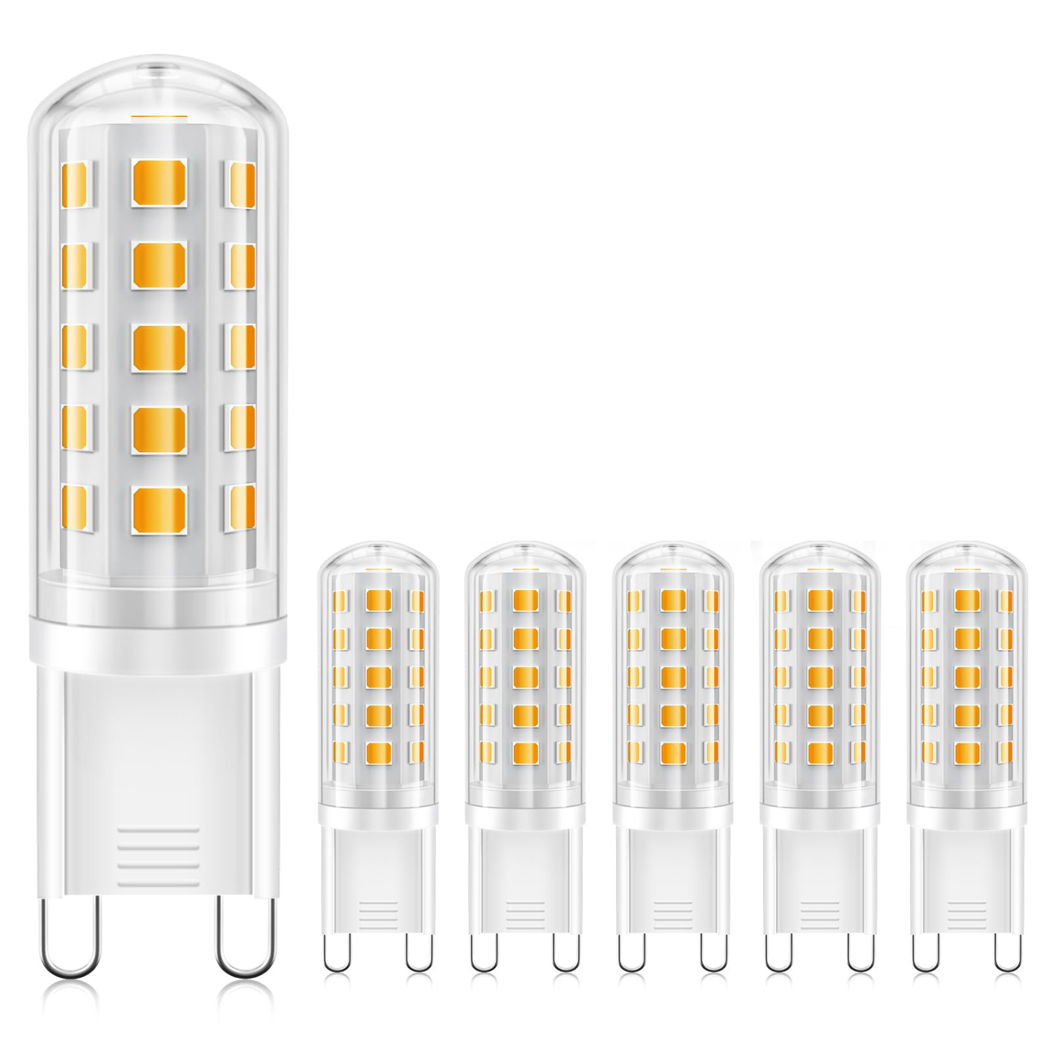 G9 Led-stecklampe, Kleine Steckdosenlampe, Helle Und Energiesparende Lichtquelle, Flimmerfrei, 6er-packung
