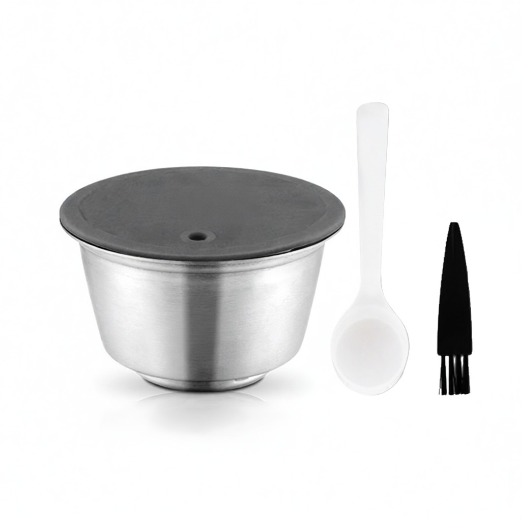 Wiederbefüllbare Edelstahl-kaffeekapseln, Wiederverwendbares Filterset, Kompatibel Mit Kaffeemaschinen Der Dolce Gusto Edg Lumio Serie.