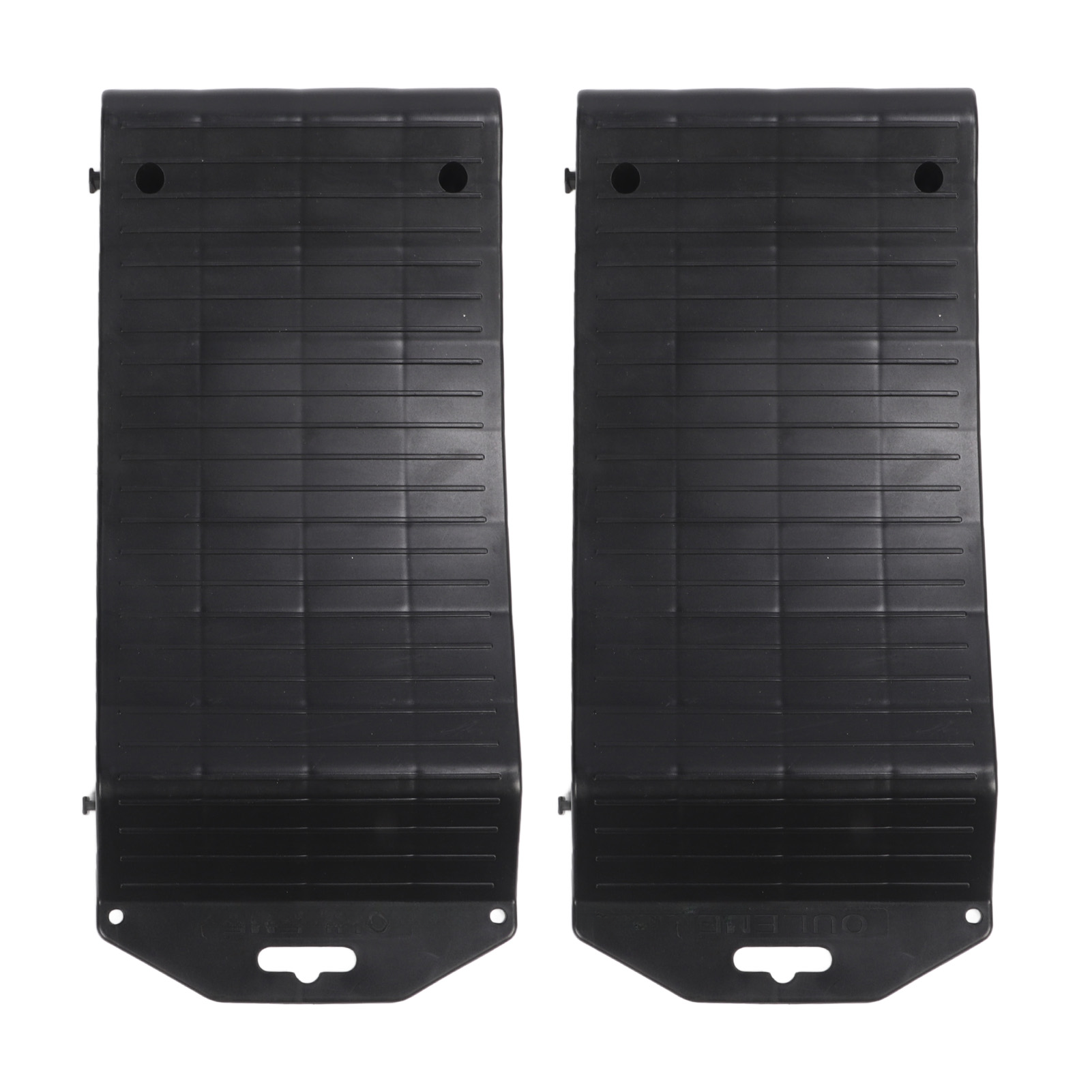 Set Aus 2 Robusten, Langlebigen Und Rutschfesten Reifenschutzrampen Für Pkw, Lkw, Suvs, Wohnmobile Und Wohnwagen. 18pl: 50 X 21,5 X 5,8 Cm / 19,68 X 8,46 X 2,28 Zoll