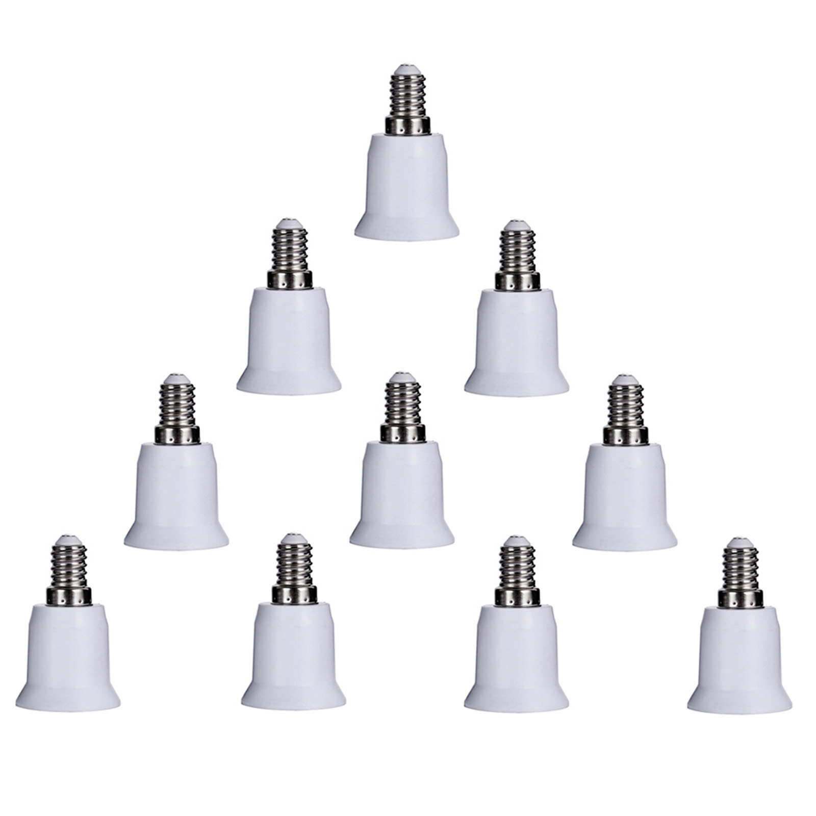 10 E14 Auf E26/e27 Adapter, E12 Auf E26/e27 Sockelkonverter.